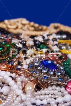 Jewellery background Stock Photos