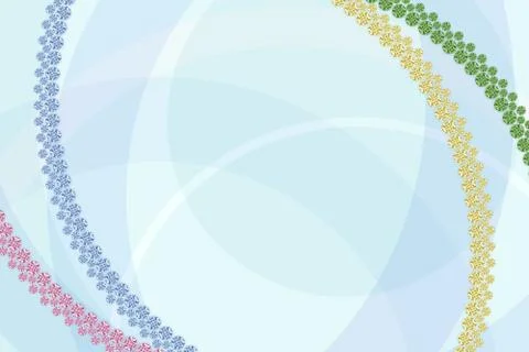 Jewellery different colors diamonds on pattern background. 3D rendering Stock Illustration