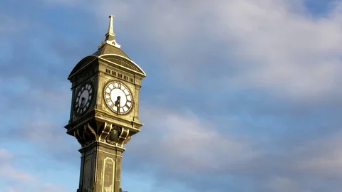 Jewellery Quarter Clock Stock Footage 78682948