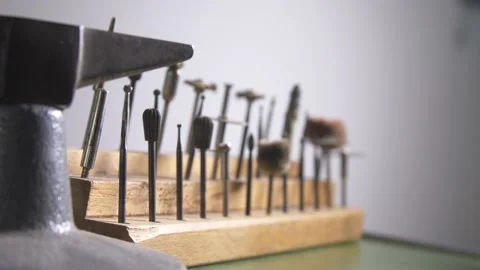 Jewellerymaker tools Stock Footage 200982495