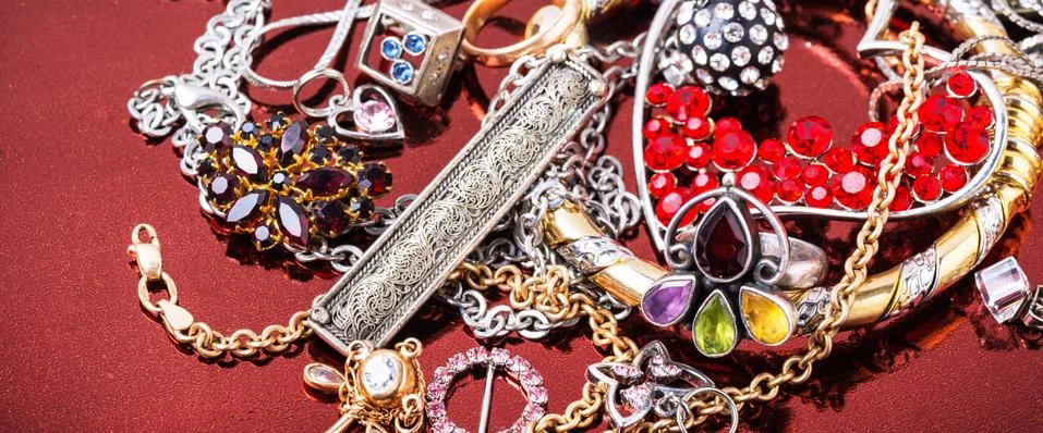 Jewelry and bijouterie. Stock Photos