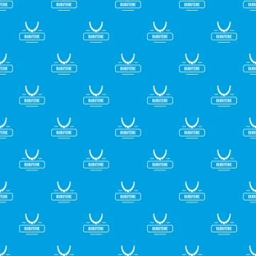 Jewelry bijouterie pattern vector seamless blue Illustrazione stock