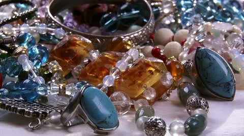Jewelry, camera dolly Vídeo Stock 10810471