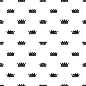Jewelry crown pattern vector Stock Illustration