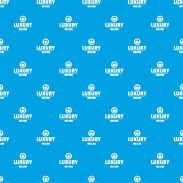 Jewelry diamond pattern vector seamless blue Stock Illustration