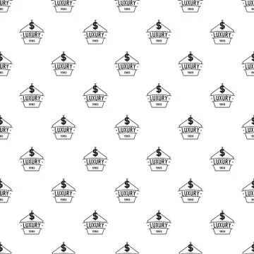 Jewelry luxury pattern seamless Illustrazione stock