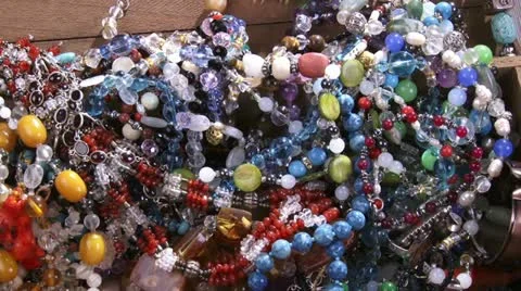 Jewelry, pan left Stock Footage 10810306