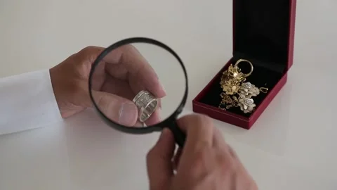 Jewelry Quality Control And Authentication Concept Stock Footage 344912365