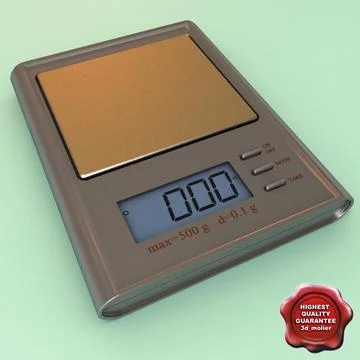 Digital Baby Scale 3D model