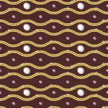 Jewelry Seamless Pattern Stock Illustration