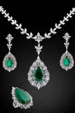 Jewelry set Stock Photos