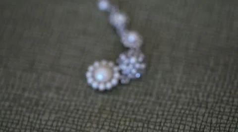 Jewelry with Shallow Focus Stock Footage 20567363
