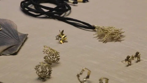 Jewelry showcase 스톡 동영상 73189826