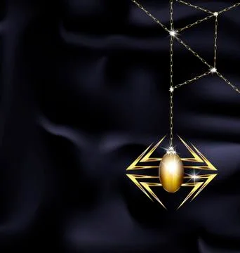 Jewelry spider Stock Illustration
