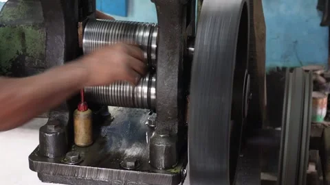 Jewelry Wire Rolling Machine Stock Footage 346724655
