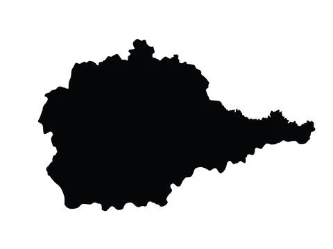 Jewish autonomous region map vector silhouette illustration Иллюстрация