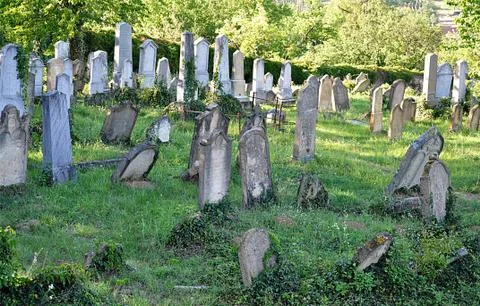 Jewish cemetery Stock Photos