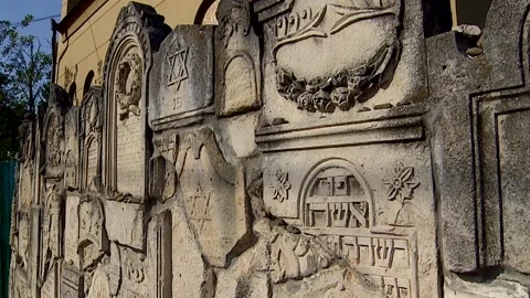 Jewish grave Stock Footage 117313642