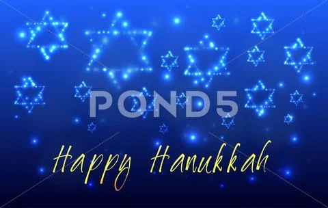 Jewish Holiday Hanukkah Greeting Card