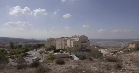 A Jewish settlement Stock Footage 227867217