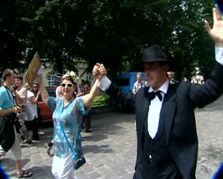 The Jewish wedding Stock Footage 10568020