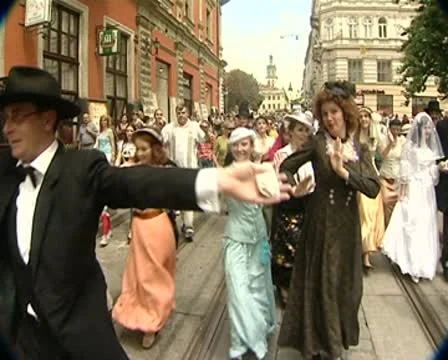 The Jewish wedding Stock Footage 10568036