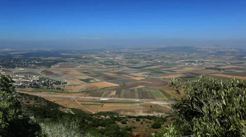 Jezreel_valley_02 Stock Footage 514526