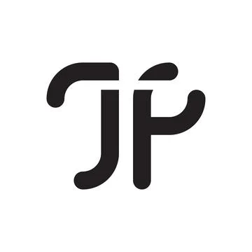 Jf initial letter vector logo icon Stock Illustration