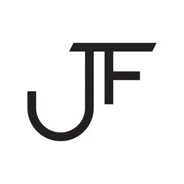 Jf initial letter vector logo Stock Illustration