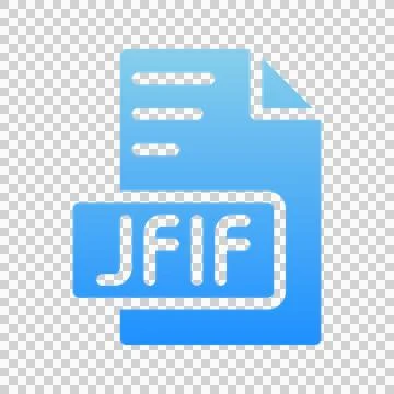 Jfif document files icons. file format, extension  Illustrazione stock