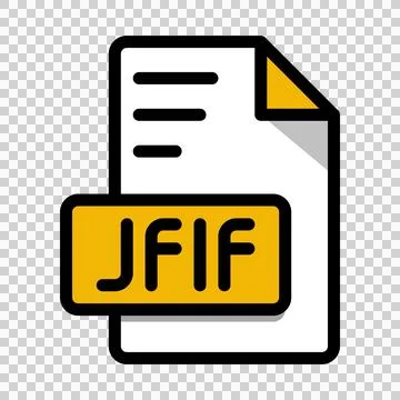 Jfif File Format Icon. type file Editable Bold Outline With Color Fill Design イラスト素材