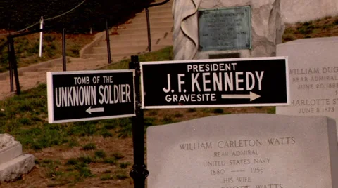 JFK Kennedy Gravesite Stock Footage 38877891