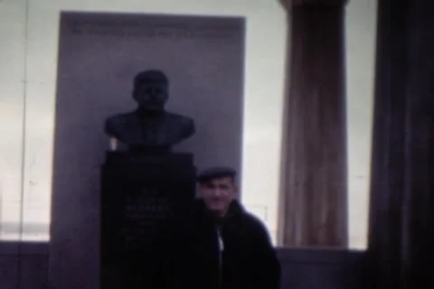 JFK Statue Stock Footage 24671655