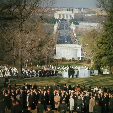 JFK's Funeral Procession, Arlington, Virginia, USA - 23 Nov 1963 Stock Photos