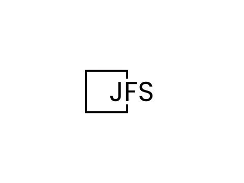 JFS letter initial logo design vector illustration Stock Illustration