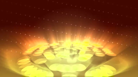 JHD - eMD - dotty Circles - gold cardinal Video stock 1039566