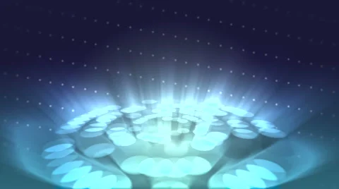 JHD - eMD - dotty Circles - ice blue Video stock 1039498