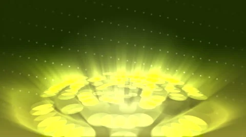 JHD - eMD - dotty Circles - olive lime Video stock 1039402