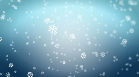 JHD - eMD - Snow Flakes - blue Stock Footage