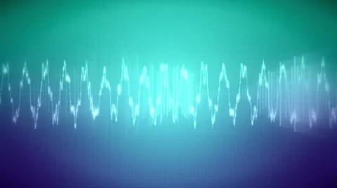 JHD - eMD - Waveform - blue Video stock 1040554