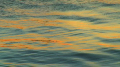 JHD - Water - Sundown Reflections on Waves 0005 Video stock 686632