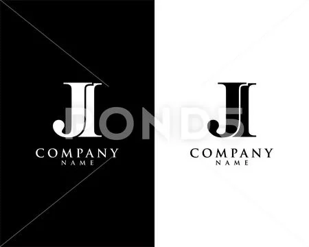 Monogram IJ Logo Design Graphic by Greenlines Studios · Creative Fabrica