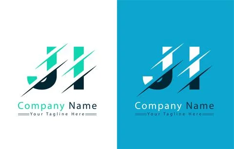 JI Letter Logo Vector Design Template Elements 库存插图