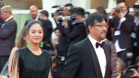 Jiang Wen red carpet Stock Footage 58456701