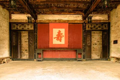Jiangxi ancient architecture Stock Photos