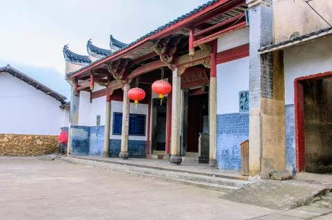 Jiangxi ancient architecture Stock Photos