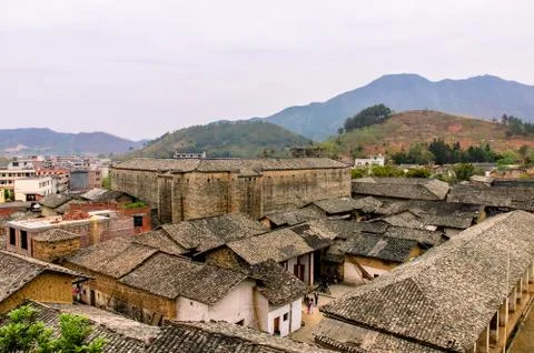 Jiangxi ancient architecture Stock Photos