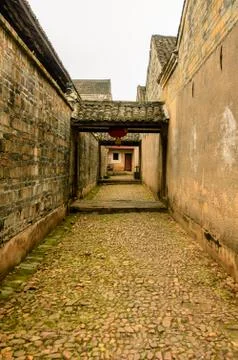 Jiangxi ancient architecture Stock Photos