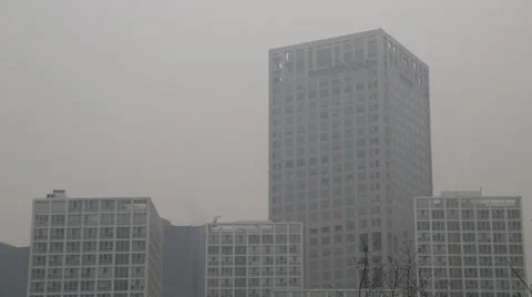 Jianwai SOHO，locality Video stock 67601297