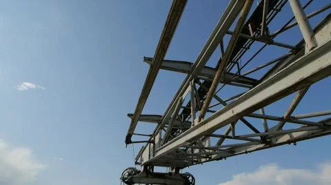 Jib crane Stock Footage 53066818